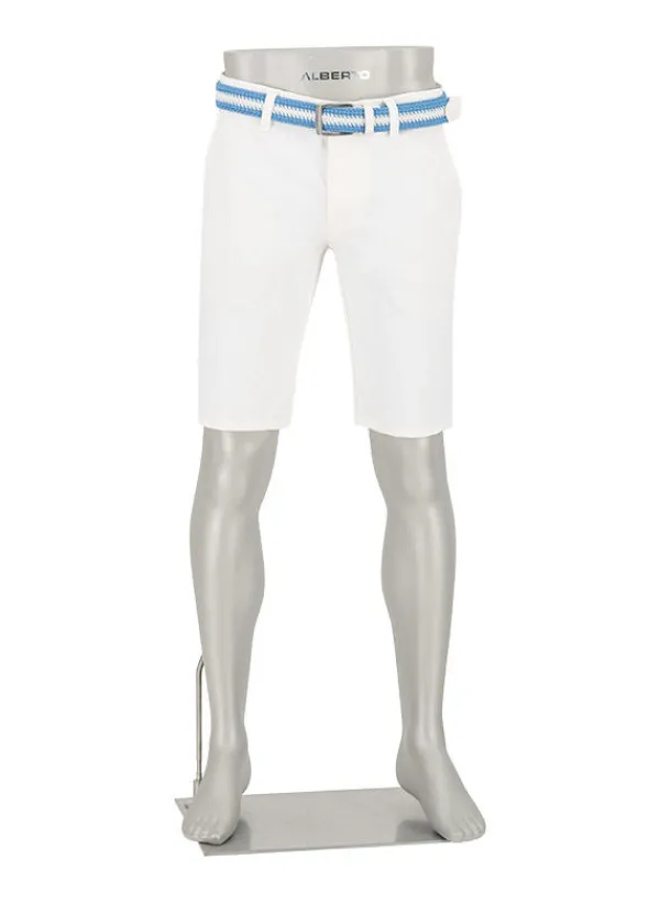 ALBERTO FX4 Dry Cooler®, Earnie, Regular Fit, Mikrofaser, weiß^ Alles Weiss|Hosen