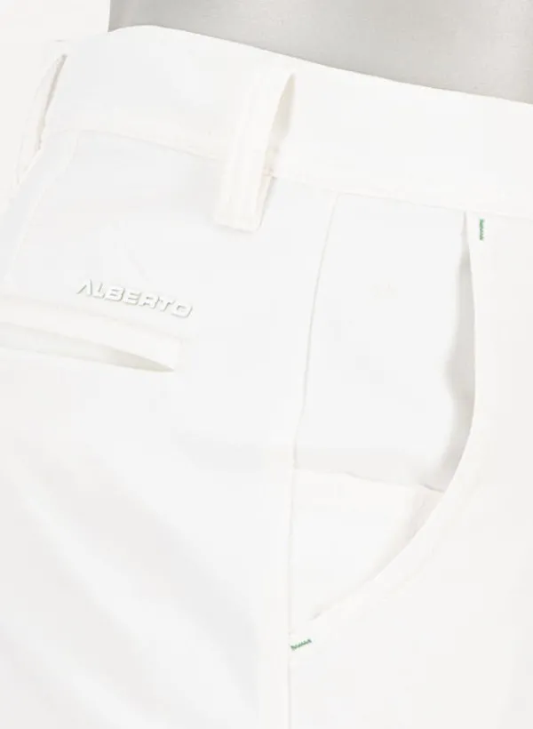 ALBERTO FX4 Dry Cooler®, Earnie, Regular Fit, Mikrofaser, weiß^ Alles Weiss|Hosen