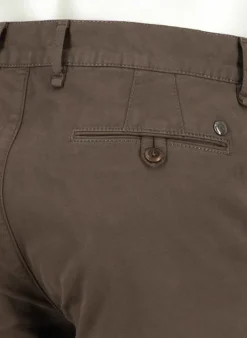 ALBERTO Gabardine, Lou, Regular Fit, Baumwoll-Stretch, dunkelbraun^ Chino|Hosen