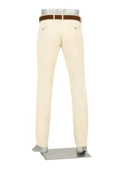 ALBERTO Gabardine, Lou, Regular Fit, Baumwoll-Stretch, ecru^ Chino|Alles Weiss