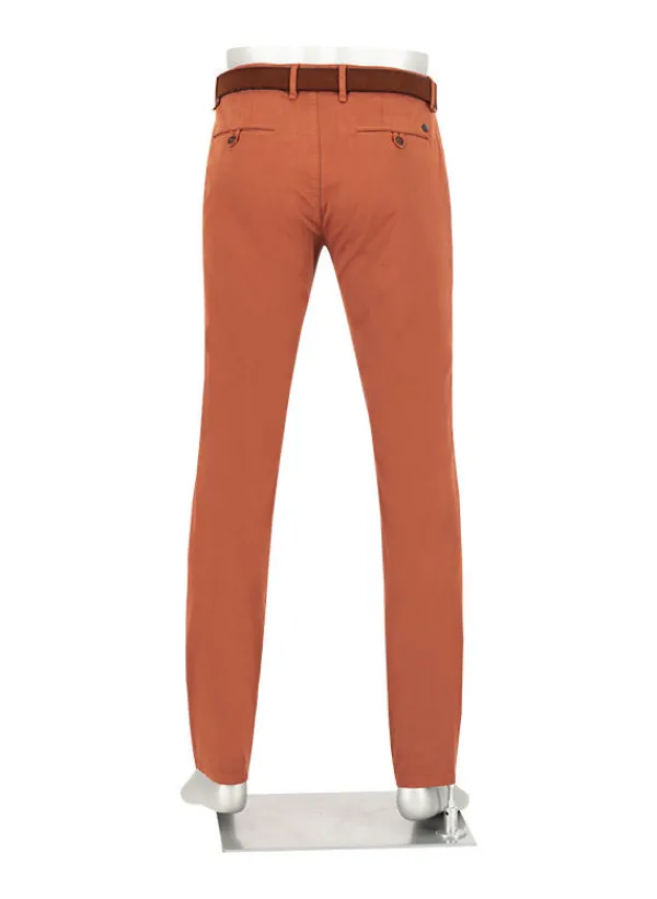 ALBERTO Gabardine, Lou, Regular Fit, Baumwoll-Stretch, rost^ Chino|Hosen