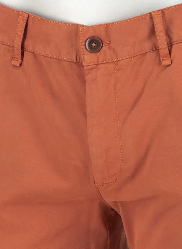 ALBERTO Gabardine, Lou, Regular Fit, Baumwoll-Stretch, rost^ Chino|Hosen