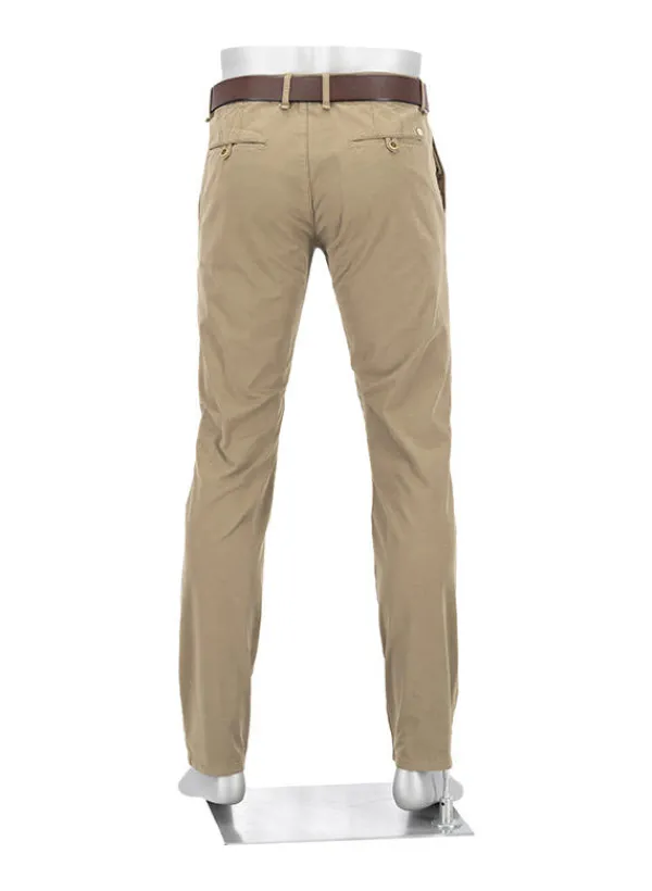 ALBERTO Gabardine, Lou, Regular Fit, Baumwoll-Stretch, dunkelbeige^ Chino|Hosen