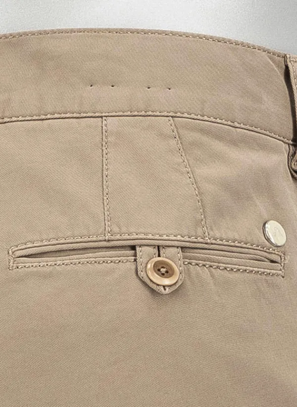 ALBERTO Gabardine, Lou, Regular Fit, Baumwoll-Stretch, dunkelbeige^ Chino|Hosen
