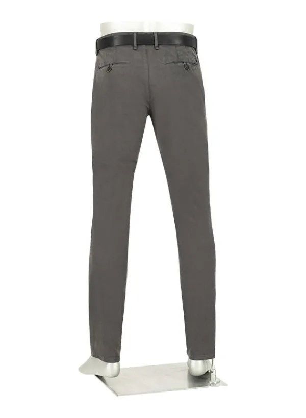 ALBERTO Gabardine, Lou, Regular Fit, Baumwoll-Stretch, dunkelgrau^ Chino|Hosen