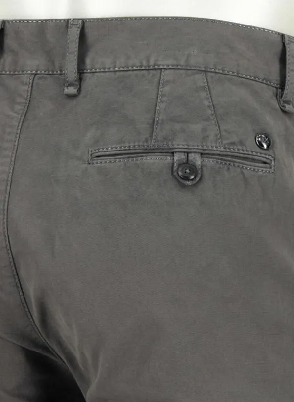 ALBERTO Gabardine, Lou, Regular Fit, Baumwoll-Stretch, dunkelgrau^ Chino|Hosen
