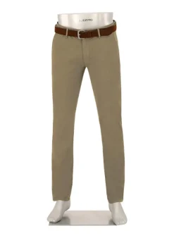 ALBERTO Gabardine, Lou, Regular Fit, Baumwoll-Stretch, grün^ Hosen|Chino