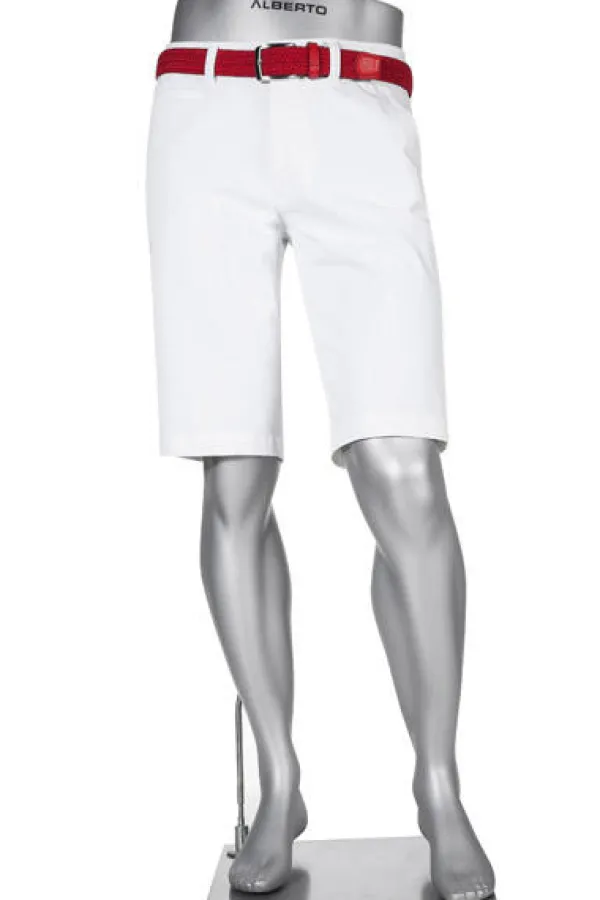ALBERTO Golfbermudas Master, Modern Fit, 3xDry Cooler, weiß^ Alles Weiss|Hosen