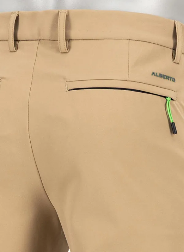 ALBERTO Golfhose Diver, Tapered Fit, Performence Stretch, beige^ Hosen|Hosen