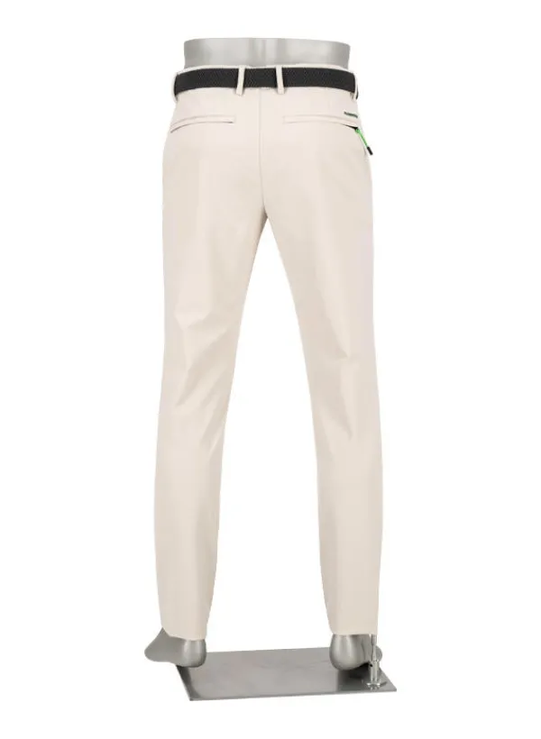 ALBERTO Golfhose Diver, Tapered Fit, Performence Stretch, ecru^ Hosen|Hosen