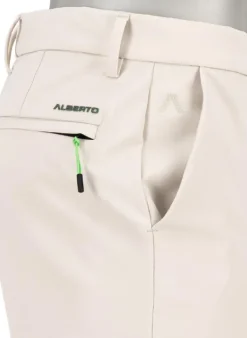 ALBERTO Golfhose Diver, Tapered Fit, Performence Stretch, ecru^ Hosen|Hosen