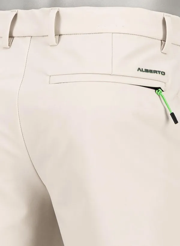 ALBERTO Golfhose Diver, Tapered Fit, Performence Stretch, ecru^ Hosen|Hosen