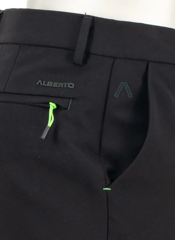 ALBERTO Golfhose Diver, Tapered Fit, Performence Stretch, schwarz^ Hosen|Hosen