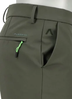 ALBERTO Golfhose Diver, Tapered Fit, Performence Stretch, militärgrün^ Hosen|Hosen