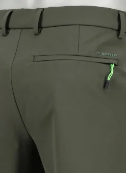 ALBERTO Golfhose Diver, Tapered Fit, Performence Stretch, militärgrün^ Hosen|Hosen