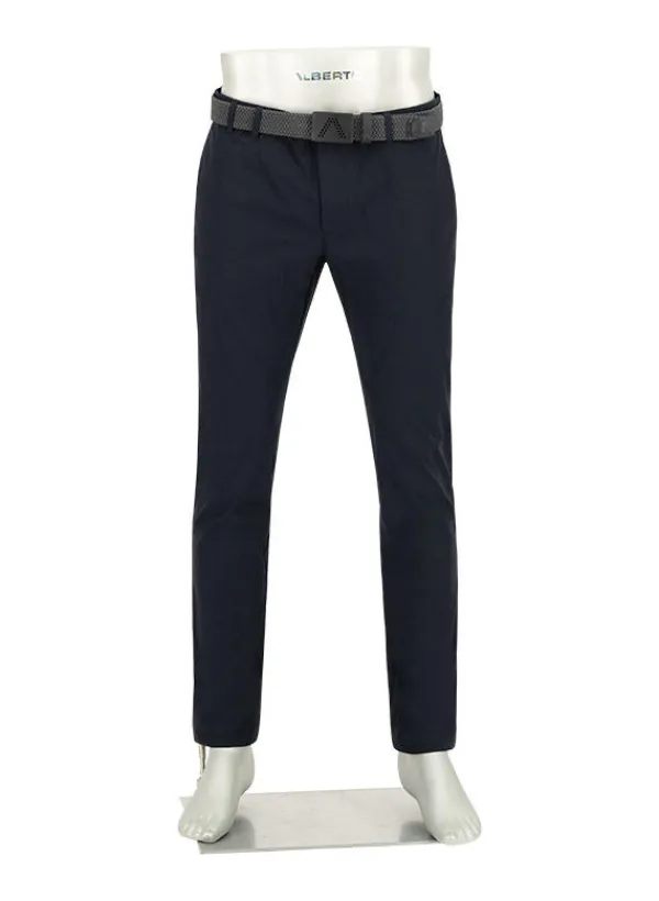 ALBERTO Golfhose Ian, Slim Fit, Mikrofaser atmungsaktiv, navy gemustert^ Hosen|Hosen