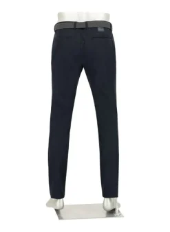ALBERTO Golfhose Ian, Slim Fit, Mikrofaser atmungsaktiv, navy gemustert^ Hosen|Hosen