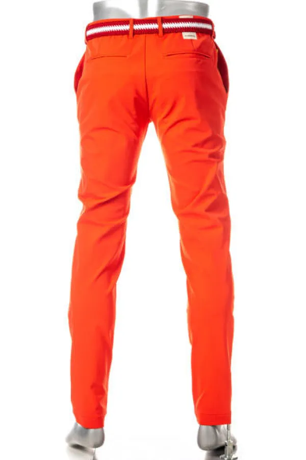 ALBERTO Golfhose Ian, Slim Fit, 3xDry®Cooler, orange^ Chino|Hosen