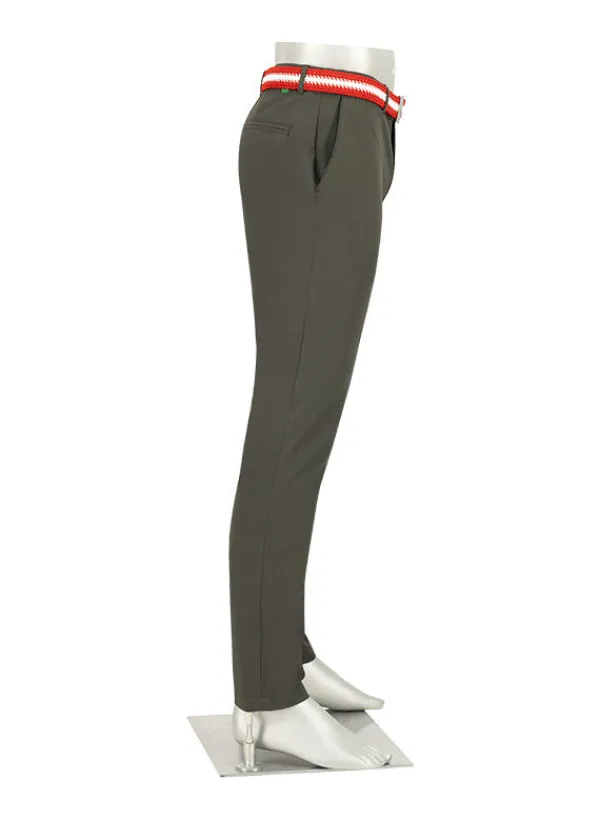 ALBERTO Golfhose Ian-Y, Slim Fit, Tech-Gabardine wasserabweisend, dunkelgrün^ Hosen|Hosen