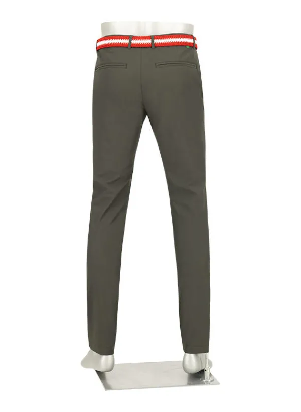 ALBERTO Golfhose Ian-Y, Slim Fit, Tech-Gabardine wasserabweisend, dunkelgrün^ Hosen|Hosen
