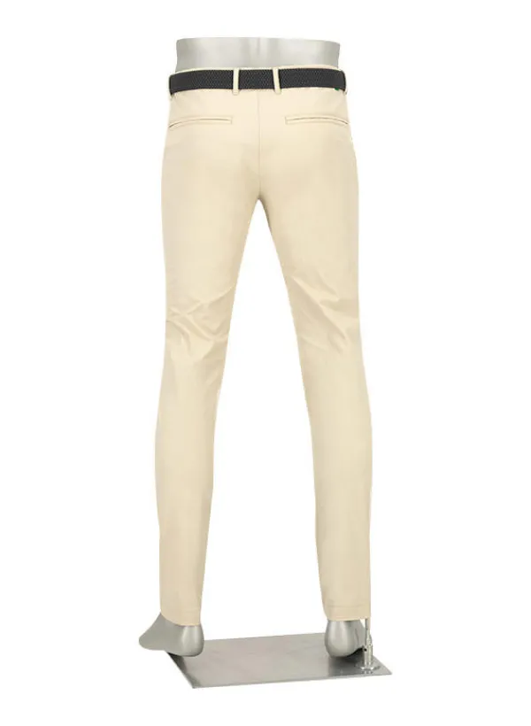 ALBERTO Golfhose Ian-Y, Slim Fit, Tech-Gabardine wasserabweisend, beige^ Hosen|Hosen