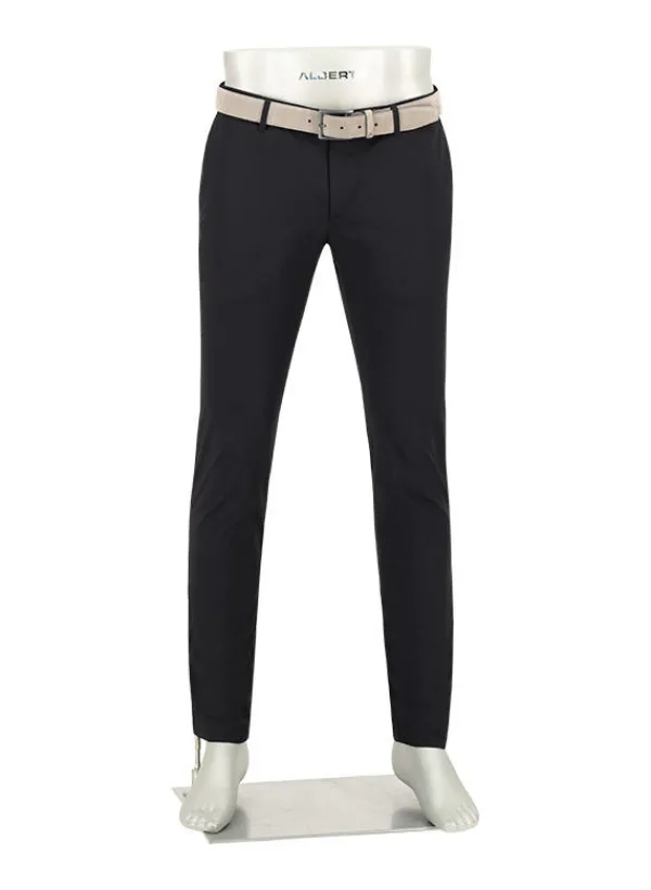ALBERTO Golfhose Ian-Y, Slim Fit, Tech-Gabardine wasserabweisend, schwarz^ Hosen|Hosen