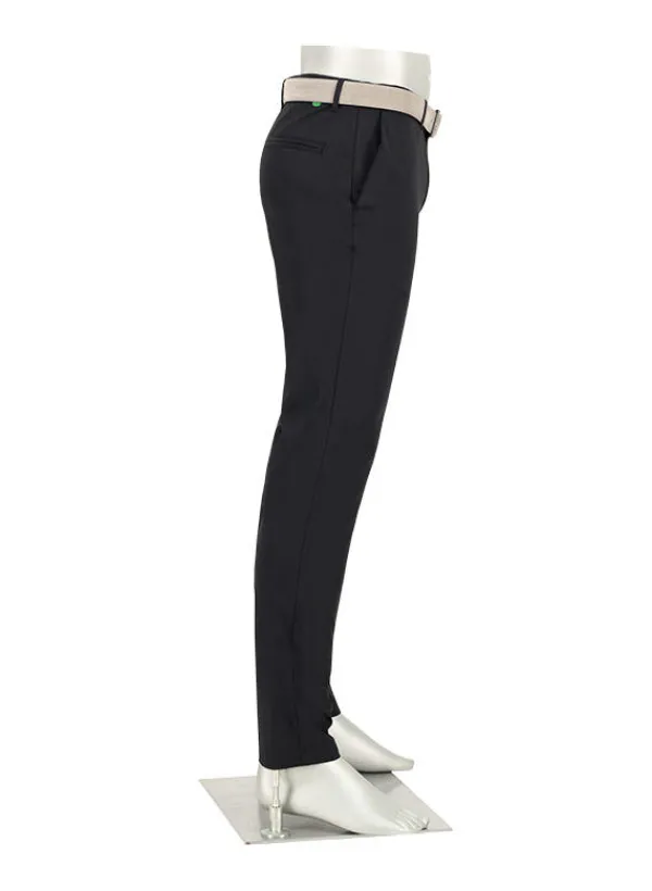 ALBERTO Golfhose Ian-Y, Slim Fit, Tech-Gabardine wasserabweisend, schwarz^ Hosen|Hosen
