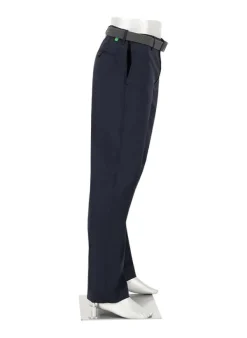 ALBERTO Golfhose Luis-Y, Wide Fit, Mikrofaser wasserabweisend, schwarz^ Hosen|Hosen