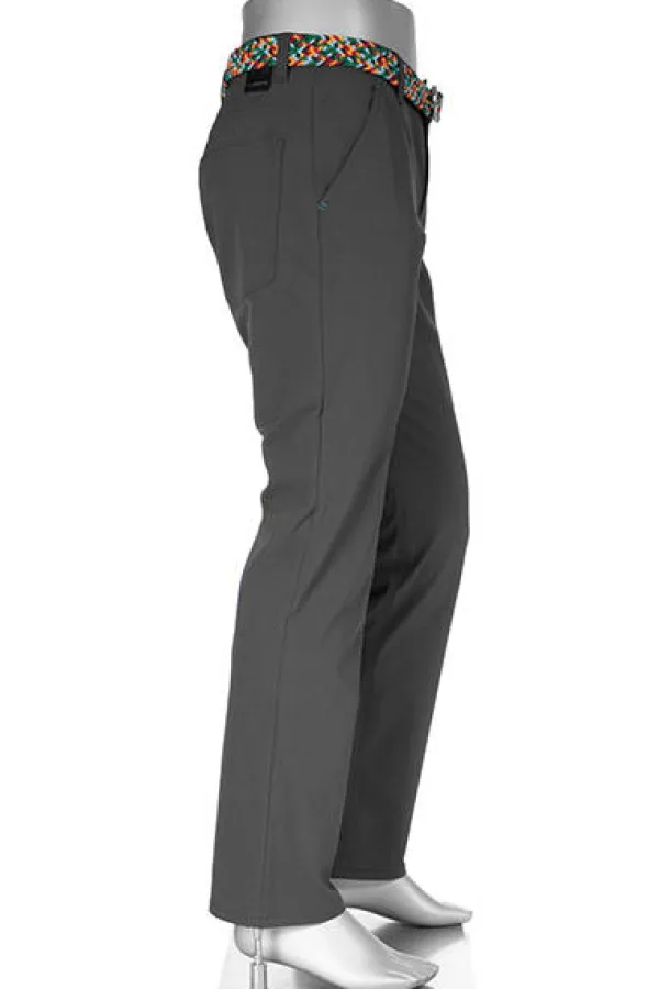 ALBERTO Golfhose Pro, Modern Fit, 3xDry® Cooler, schiefergrau^ Chino|Hosen
