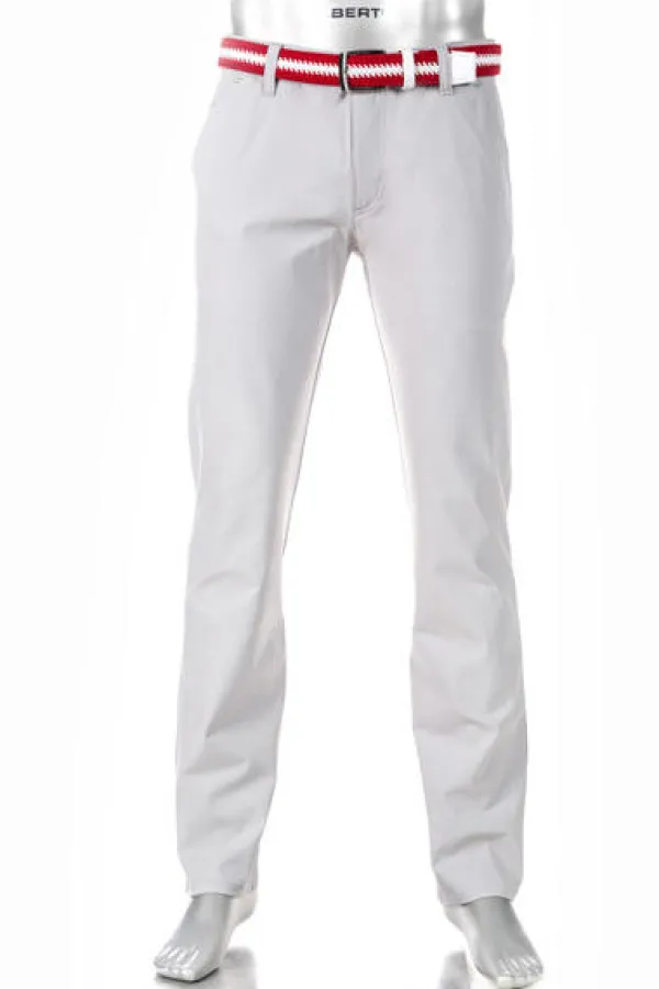 ALBERTO Golfhose Pro, Modern Fit, 3xDry® Cooler, mittelgrau^ Chino|Hosen