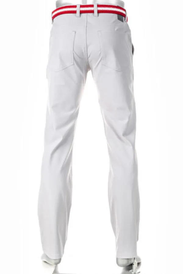 ALBERTO Golfhose Pro, Modern Fit, 3xDry® Cooler, mittelgrau^ Chino|Hosen