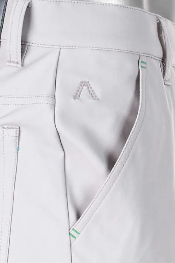 ALBERTO Golfhose Pro, Modern Fit, 3xDry® Cooler, mittelgrau^ Chino|Hosen