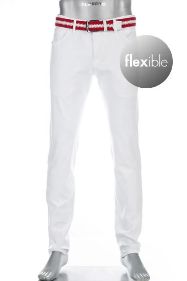 ALBERTO Golfhose Robin, 3xDry® Cooler, weiß^ Alles Weiss|Hosen