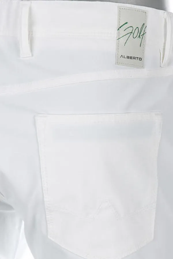 ALBERTO Golfhose Robin, 3xDry® Cooler, weiß^ Alles Weiss|Hosen