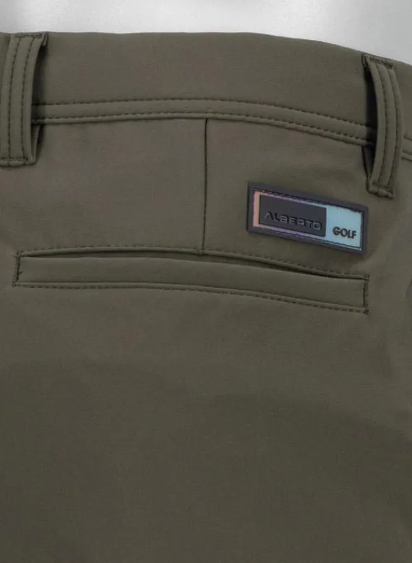 ALBERTO Golfhose Rookie Coffee, Regular Fit, Mikrofaser atmungsaktiv, olivgrün^ Hosen|Hosen