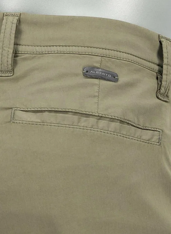 ALBERTO Golfhose Rookie light, Regular Fit, Baumwolle, militärgrün^ Hosen|Hosen