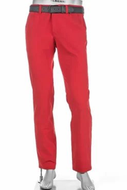 ALBERTO Golfhose Rookie, Regular Fit, 3xDry® Cooler, feuerrot^ Chino|Hosen