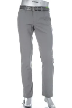 ALBERTO Golfhose Rookie, Regular Fit, 3xDry® Cooler, zementgrau^ Chino|Hosen