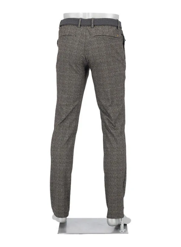ALBERTO Golfhose Rookie, Regular Fit, Jersey, graubraun kariert^ Hosen|Hosen