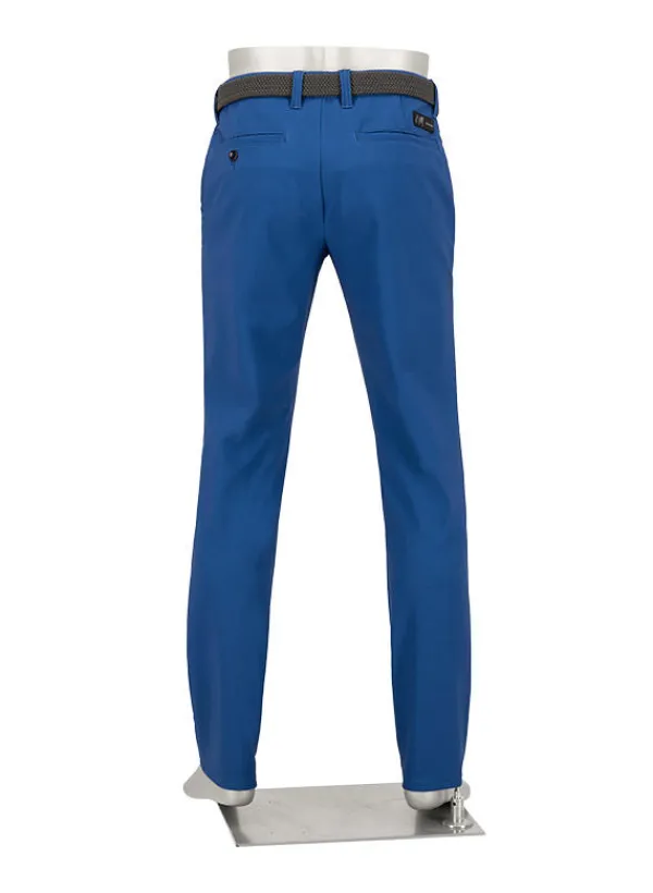 ALBERTO Golfhose Rookie, Regular Fit, Mikrofaser wasserressistent, blau^ Hosen|Hosen
