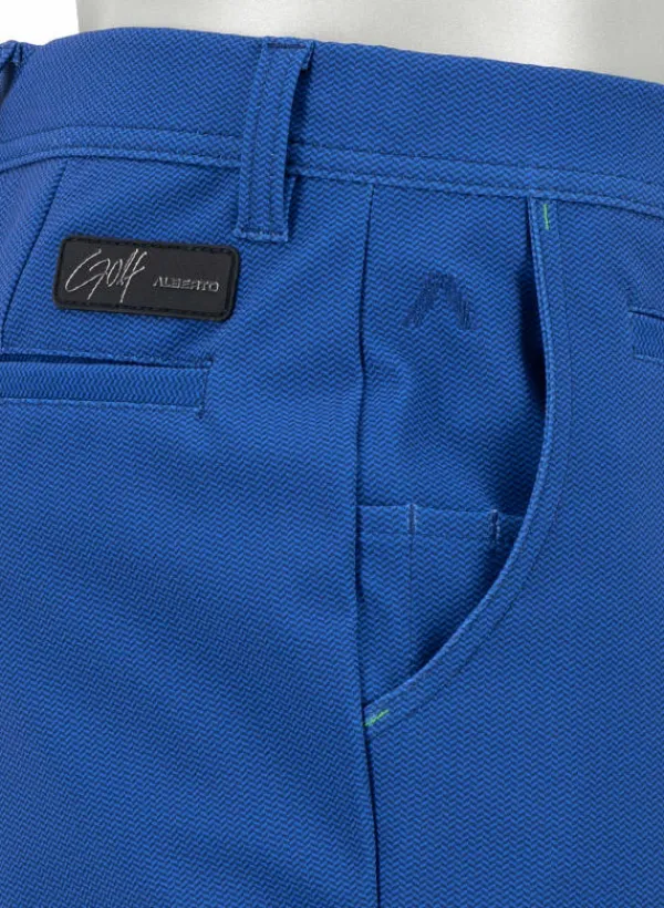 ALBERTO Golfhose Rookie, Regular Fit, Mikrofaser wasserressistent, blau^ Hosen|Hosen