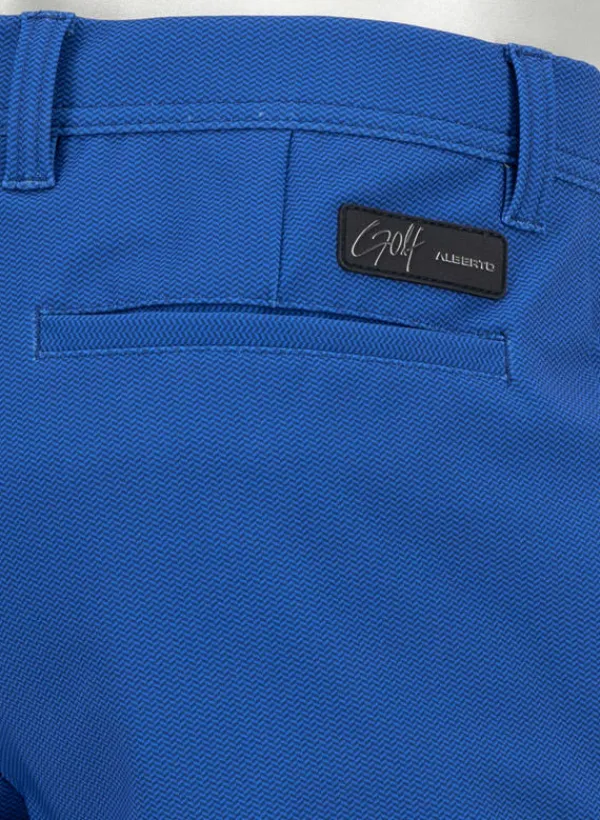 ALBERTO Golfhose Rookie, Regular Fit, Mikrofaser wasserressistent, blau^ Hosen|Hosen