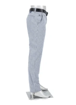 ALBERTO Golfhose Rookie, Regular Fit, Revolutional®, blau-weiß kariert^ Hosen|Hosen