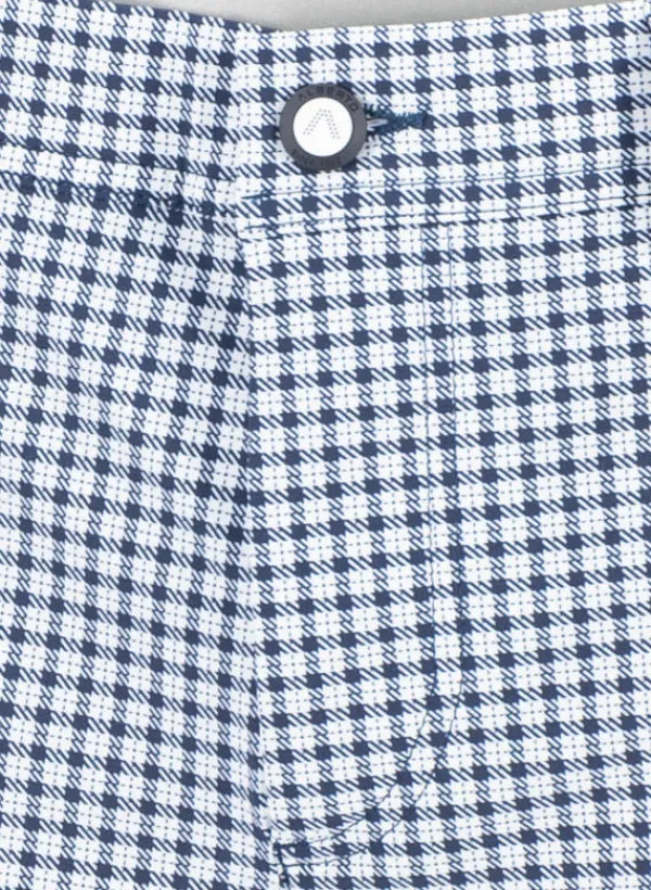ALBERTO Golfhose Rookie, Regular Fit, Revolutional®, blau-weiß kariert^ Hosen|Hosen