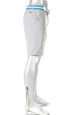 ALBERTO Golfshorts Ian-K, Slim Fit, Mikrofaser wasserabweisend, grau-beige gestreift^ Hosen|Hosen