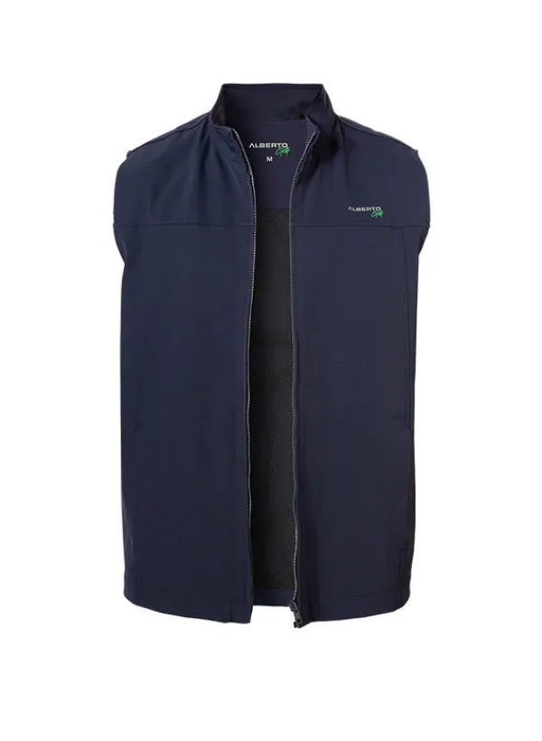 ALBERTO Golfweste Luca, Mikrofaser 3xDry® Cooler, navy^ Jacken|Jacken
