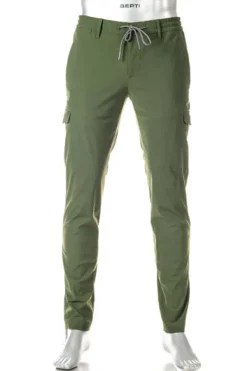ALBERTO Hose Bike-Clay, Slim Fit, Revolutional®, militärgrün^ Bike
