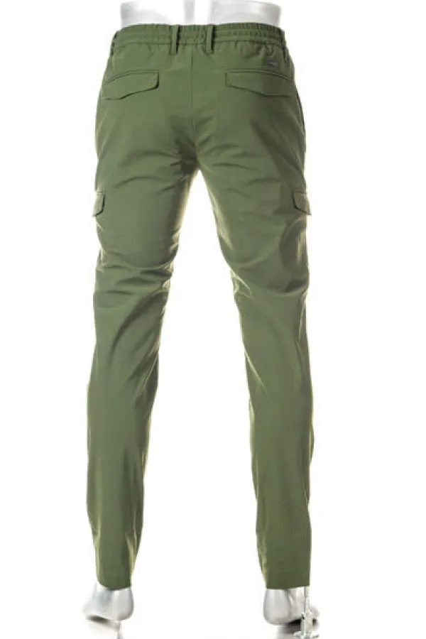 ALBERTO Hose Bike-Clay, Slim Fit, Revolutional®, militärgrün^ Bike