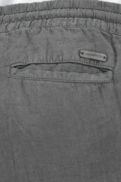 ALBERTO Hose House, Reines Leinen, dunkelgrau^ Smart Cotton|Hosen