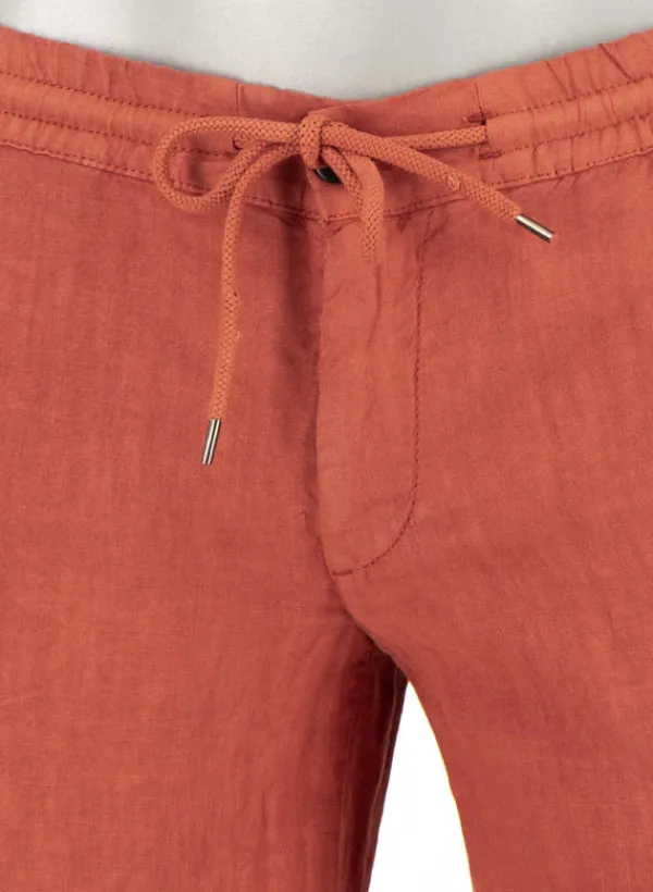ALBERTO Hose House, Reines Leinen, rost^ Smart Cotton|Hosen